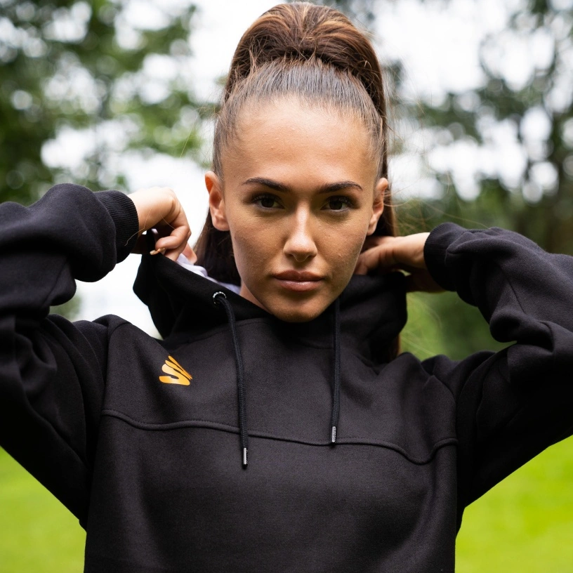 Women's Fuse Hoody : Black / White